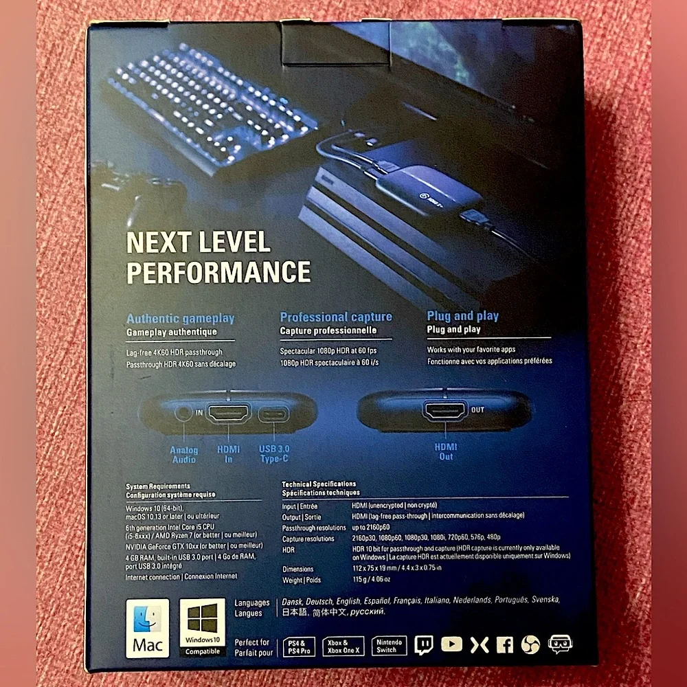Elgato HD60 S+ external capture card, mac and windows compatible - Picture 2 of 4